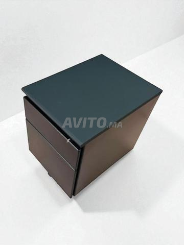 Caisson bas roulette Steelcase noir top similicuir