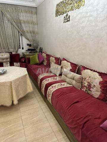 a vendre un salon avec tissu - 2