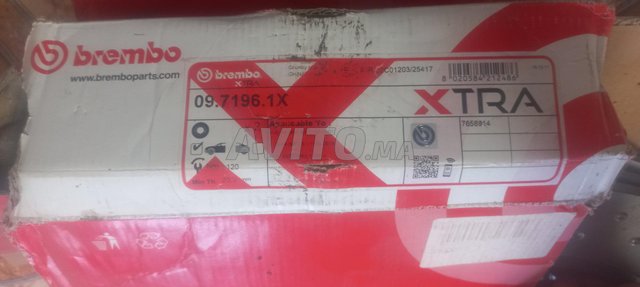 Jeu de 2 disques de frein Xtra BREMBO 09.7196.1X