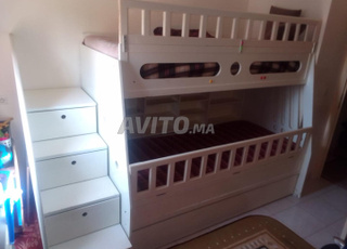 lits surposable pour enfants avec matelas 