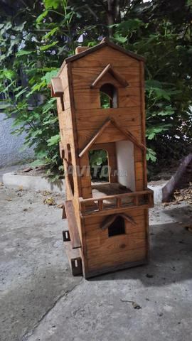 Grande maison en bois pour chat solide et durable - 2