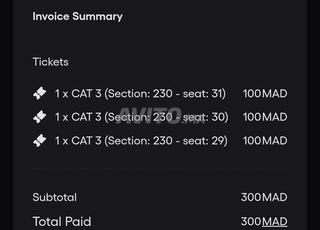 Tickets morocco vs niger 