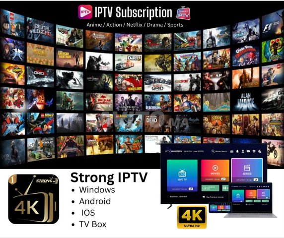  Strong IPTV 8K 12 Months Subscription Account 