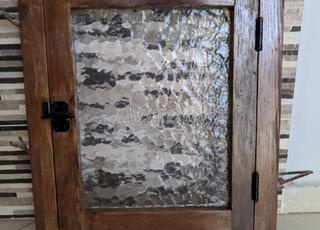 شرجم خشب زجاج 