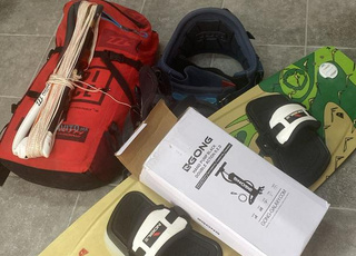 Kit de kitesurf complet – Deux voiles (9m² & 7m²)