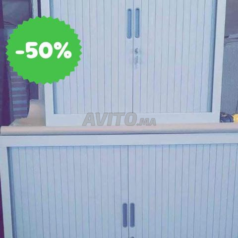 armoire métallique avec 2 porte a rideaux 
