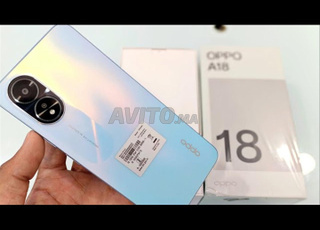 📱 OPPO A18 Jdid,  جديد، ما محلولش، كحل و زرق