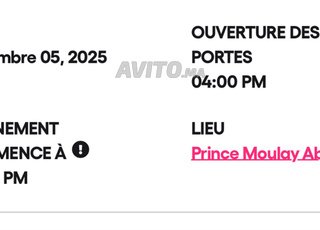 Billet Maroc Vs Niger 