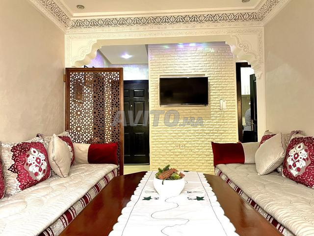 Appartement rénové et entièrement meublé à Skhirat