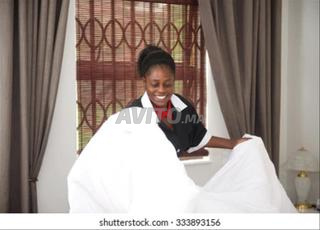 تنظيف مساعدة مطبخ أفريقي