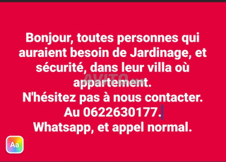 GARDIENNAGE, et sécurité 