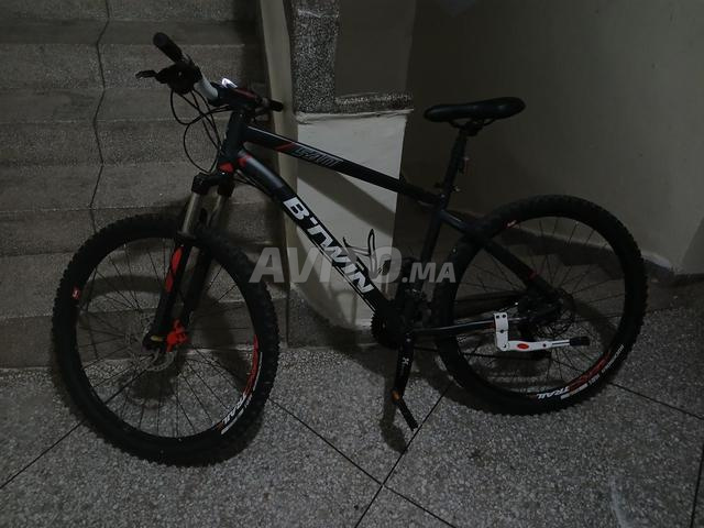 Rockrider Btwin 540 Black/Red with Light and Stand - 2