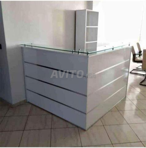 Des Bureau Réception  En Bois Mdf   A Meknèès