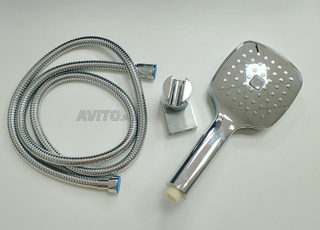 Kit douchette carré chromé ستيل نقي وجودة عالية