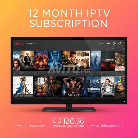 12 month iptv  تلفزيونك المفضل في أي وقت وأي مكان