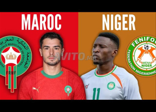 4 Tickets Maroc vs niger 