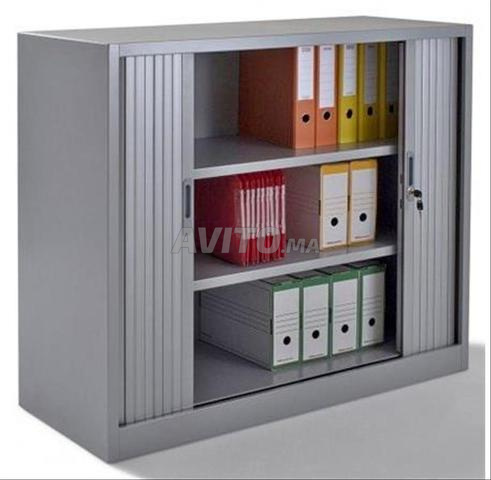 armoire métallique à portes coulissantes  battante - 2