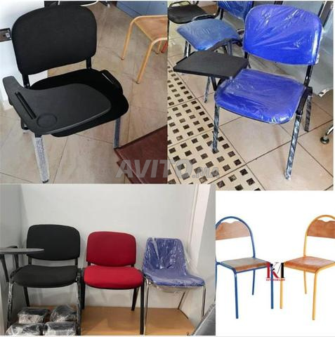 CHAISE AVEC ÉCRITOIRE POUR CONCOURS OU EXAMENS À  - 2