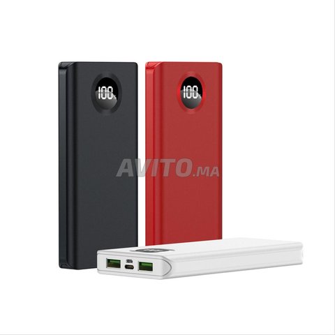 Power Bank 10000mAh PD 24W 3 Ports Rapide