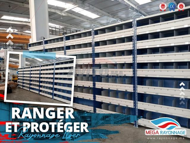 رفوف تخزين خفيفة للمنتجات المختلفة