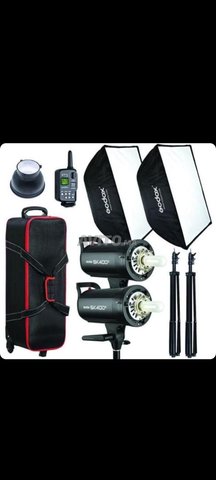 pack de l'éclairage de studio 