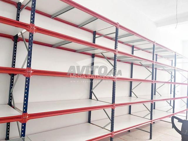 رفوف تخزين نصف ثقيلة لتحسين تنظيم المنتجات