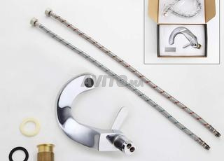 Robinet de salle de bain avec mitigeur pop