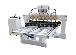 CNC ROUTER POUR SCULPTER BOIS AVEC 8 TETES