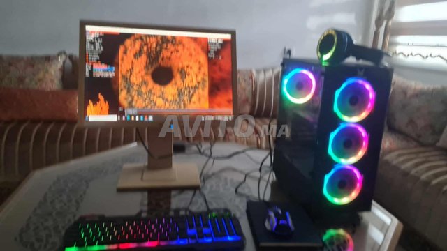 setup complet i3 8100 128ssd 500GB/16G rx 570 8GB