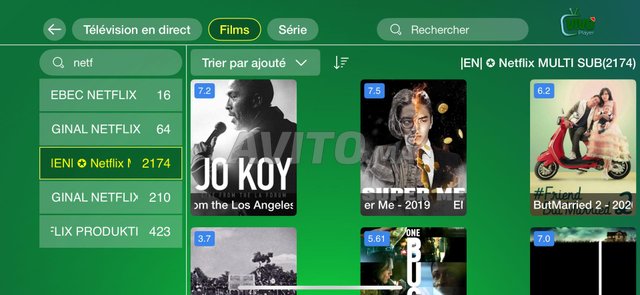 ABONNEMENT PRO IPTV QUALITÉ 4K/FHD/HD 12 MOIS