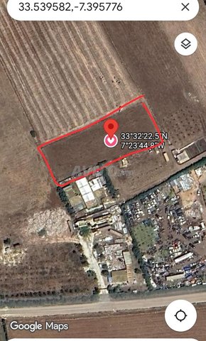 أرض فلاحية للبيع في سيدي حجاج واد حصار 