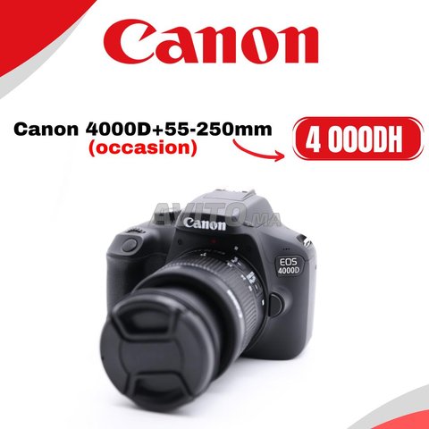 Canon 4000D et 55-250mm(occasion)