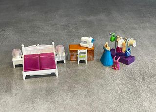 play mobile - chambre de la couturière