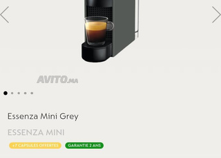 Machine à café Nespresso Essenza Mini 19bar