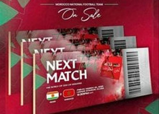 2 TICKETS CÔTE À CÔTE - MAROC VS NIGER - CAT 3