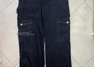 Pantalon cargo noir