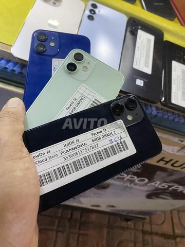 iphone 12 mini 64gb noire officiel 85/ batrie - 2