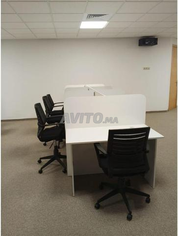 Fabrication Des Bureaux En Bois  Semi Métallique - 2