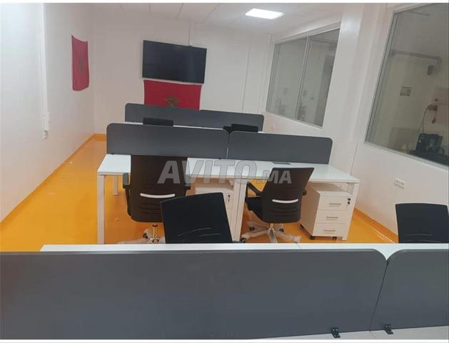  مكتب متعدد الاماكنbureau ergonomique multipostes