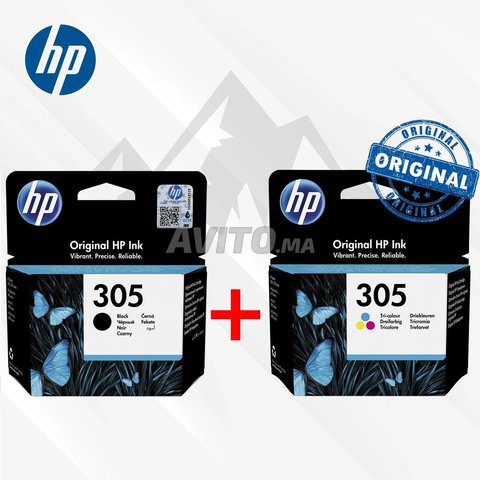 Pack HP Cartouches 305 Noir et Couleur Original