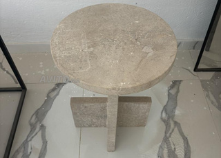 Table d'appoint Travertin 
