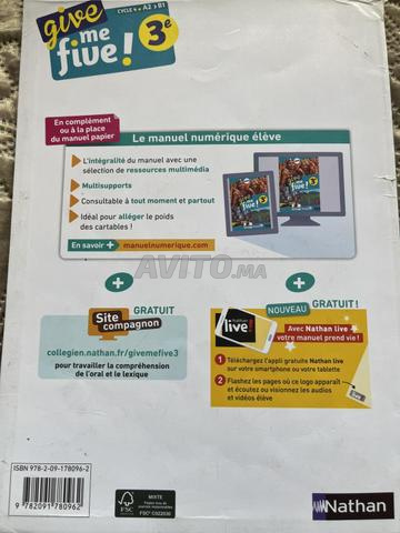 livre give me five anglais 3eme nathan  - 2
