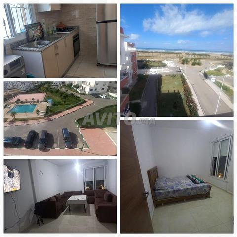Appartement meublé avec vue mer et piscine-Tanger