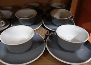 Service 6 tasses café Cappuccino ACF Italy    