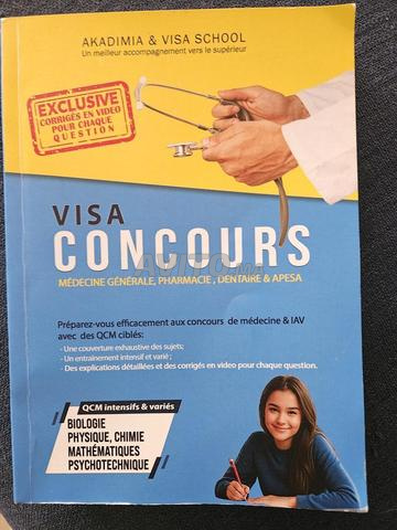 livre entraînement concours dentaire medecine