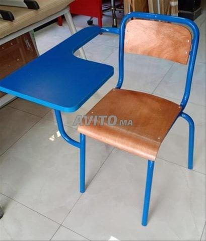 Chaise scolaire avec tablette écritoire - 2