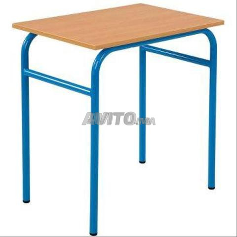 طاولة بدون مكتب كرسي نصف معدني