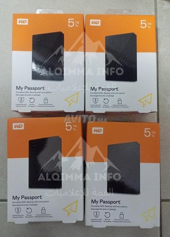 Disque Dur WD My Passport 5TB Portable
