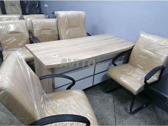 fabrication des bureaux en bois MDF avec pack chai