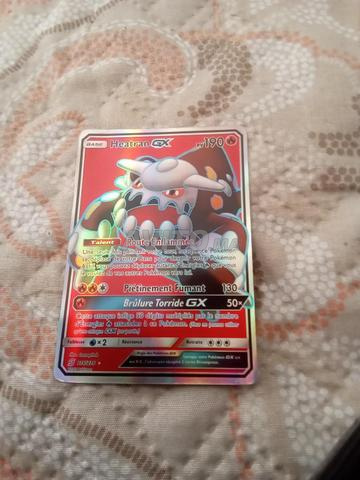 Carte pokemon française très bon état heatran gx 